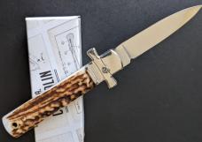 AGA CAMPOLIN MINI DOMINUS IN STAG HORN NIB AGA CAMPOLIN MINI DOMINUS IN STAG HORN NIB