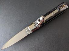 NIB AGA CAMPOLIN 6"-15CM SLIMLINE IN BRAZILIAN HORN NIB NIB AGA CAMPOLIN 6"-15CM SLIMLINE IN BRAZILIAN HORN NIB