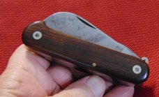 VINTAGE HOFFRITZ NY GERMANY GARDNER'S TOOL KNIFE RARE PATTERN