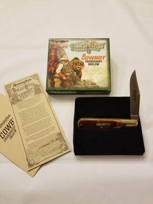 REMINGTON 2022 SILVER BULLET KNIFE - "COWBOY" GRANDDADDY BARLOW #R9511 - USA