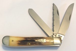1998 3 Blade Trapper Stag Scout