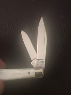1920/40 CASE TESTED XX 8229 1/2 Genuine Mother Of Pearl Handles With Two Blades 