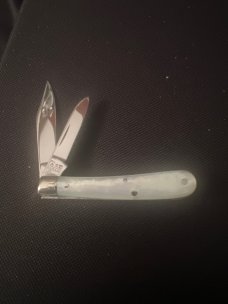 1920/40 CASE TESTED XX 8229 1/2 Genuine Mother Of Pearl Handles With Two Blades 