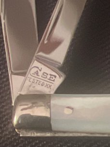 1920/40 CASE TESTED XX 8229 1/2 Genuine Mother Of Pearl Handles With Two Blades 
