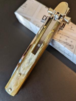 NIB HONEY HORN AGA CAMPOLIN DOMINUS 23CM-9" BAYONET AUTO