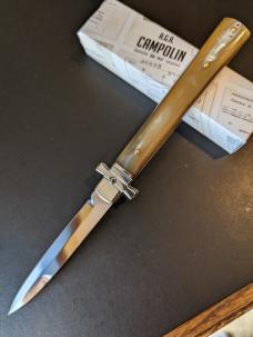 NIB HONEY HORN AGA CAMPOLIN DOMINUS 23CM-9" BAYONET AUTO NIB HONEY HORN AGA CAMPOLIN DOMINUS 23CM-9" BAYONET AUTO