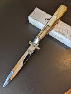 NIB HONEY HORN AGA CAMPOLIN DOMINUS 23CM-9" BAYONET AUTO NIB HONEY HORN AGA CAMPOLIN DOMINUS 23CM-9" BAYONET AUTO