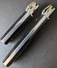 BRAZILIAN HORN AGA CAMPOLIN LEVERLOCK "DOMINUS" SET OF 2!!! FULL 9" 23CM AND MINI 6" 15CM BRAZILIAN HORN AGA CAMPOLIN LEVERLOCK "DOMINUS" SET OF 2!!! FULL 9" 23CM AND MINI 6" 15CM