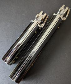 BRAZILIAN HORN AGA CAMPOLIN LEVERLOCK "DOMINUS" SET OF 2!!! FULL 9" 23CM AND MINI 6" 15CM BRAZILIAN HORN AGA CAMPOLIN LEVERLOCK "DOMINUS" SET OF 2!!! FULL 9" 23CM AND MINI 6" 15CM