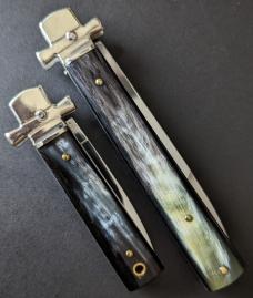 BRAZILIAN HORN AGA CAMPOLIN LEVERLOCK "DOMINUS" SET OF 2!!! FULL 9" 23CM AND MINI 6" 15CM BRAZILIAN HORN AGA CAMPOLIN LEVERLOCK "DOMINUS" SET OF 2!!! FULL 9" 23CM AND MINI 6" 15CM