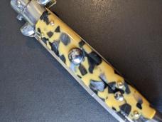 NOS SKM 23CM-9 INCH BAYONET BUMBLEBEE LUCITE 