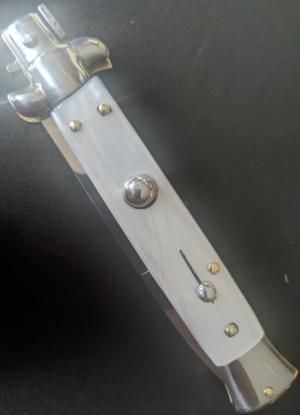 NOS SKM 23CM-9 INCH BAYONET WHITE PEARLEX