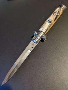 NOS SKM 23CM-9 INCH BAYONET BRAZILIAN HORN NOS SKM 23CM-9 INCH BAYONET BRAZILIAN HORN