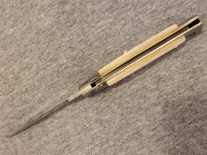 Frank Beltrame ITALIAN 9" Mother of Pearl Stiletto w/Bayonet Blade 4MM Frank Beltrame ITALIAN 9" Mother of Pearl Stiletto w/Bayonet Blade 4MM