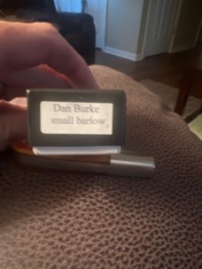 2008 QUEEN DAN BURKE Barlow QN9867 Bone Handle With Single Bolster & Two Blades New In Box 2008 QUEEN DAN BURKE Barlow QN9867 Bone Handle With Single Bolster & Two Blades New In Box