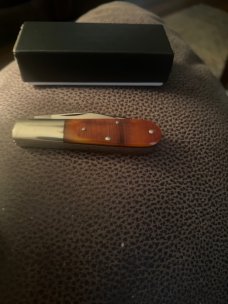 2008 QUEEN DAN BURKE Barlow QN9867 Bone Handle With Single Bolster & Two Blades New In Box 2008 QUEEN DAN BURKE Barlow QN9867 Bone Handle With Single Bolster & Two Blades New In Box