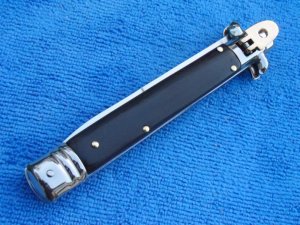 New 9" Leverlock-Stiletto Ebonywood handles