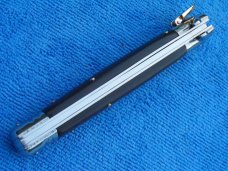 New 9" Leverlock-Stiletto Ebonywood handles New 9" Leverlock-Stiletto Ebonywood handles