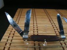 SCHRADE N.Y. OLD TIMER 34OT MIDDLEMAN VINT. USA CARBON STEEL BLADES MEDIUM STOCKMAN 2 UNUSED KNIFES SCHRADE N.Y. OLD TIMER 34OT MIDDLEMAN VINT. USA CARBON STEEL BLADES MEDIUM STOCKMAN 2 UNUSED KNIFES