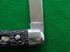 RARE SCHRADE Walden , NY  MKII PARATROOPER Black Composition MINT !