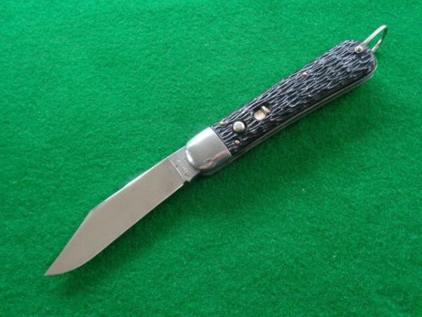 RARE SCHRADE Walden , NY  MKII PARATROOPER Black Composition MINT !