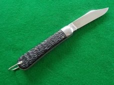 RARE SCHRADE Walden , NY  MKII PARATROOPER Black Composition MINT !