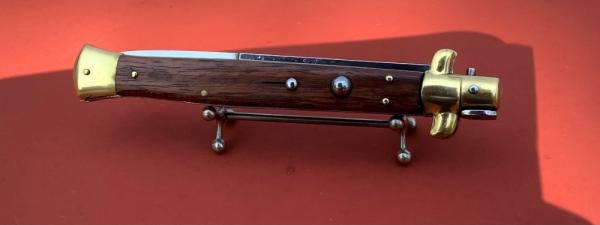 Italian 13 inch Wood scales , Brass Bolsters  SKM  Bayo Blade 