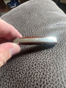 1965-69 CASE XX USA 6229 1/2 Red Bone Handle  Tadpole With Two Blades Plus Brass Pims & Liners