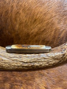 Craftsman USA., 9487, 3 Blade Pocket Knife, Jigged Bone Handles, 3 1/8" Craftsman USA., 9487, 3 Blade Pocket Knife, Jigged Bone Handles, 3 1/8"