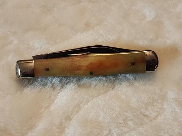 CASE XX U.S.A. 6225 1/2 SR SMOOTH ROSE BONE 2 BLADE COKE BOTTLE 1980 "MINT"