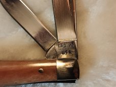 CASE XX U.S.A. 6225 1/2 SR SMOOTH ROSE BONE 2 BLADE COKE BOTTLE 1980 "MINT"