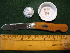 great eastern Tidioute cutlery smooth natural linen micarta # 562123 EO