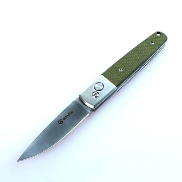 Ganzo Tactical Pocket Knife O.D. Green G10 Scales