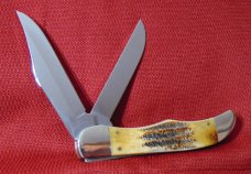 MINT IN BOX CASE XX USA 6.5265 SS 6265 BONE STAG FOLDING HUNTER  2015