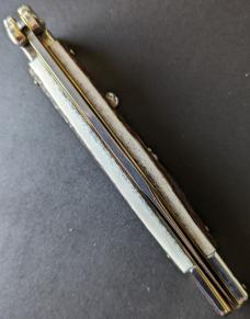 NIB 11"- 28cm Stag Horn A.G.A. Campolin Maltese lockback auto NIB 11"- 28cm Stag Horn A.G.A. Campolin Maltese lockback auto