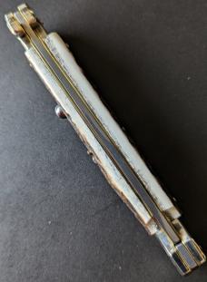 NIB 11"- 28cm Stag Horn A.G.A. Campolin Maltese lockback auto NIB 11"- 28cm Stag Horn A.G.A. Campolin Maltese lockback auto