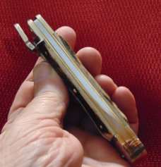 VINTAGE HUBERTUS SPRINGER AUTOMATIC GESCHMIEDT GERMANY LEVER GENUINE STAG VINTAGE HUBERTUS SPRINGER AUTOMATIC GESCHMIEDT GERMANY LEVER GENUINE STAG