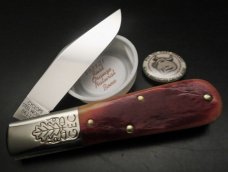 Great Eastern Cutlery #86 2-Acorn Barlow Rust Orange Natural Bone GEC 861121