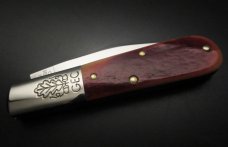 Great Eastern Cutlery #86 2-Acorn Barlow Rust Orange Natural Bone GEC 861121