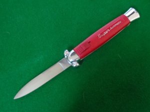 c. 1970's-80's SUPER AUTO OTF RED MINT !