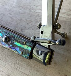 Frank B Abalone Lock Back Swing Guard Frank B Abalone Lock Back Swing Guard