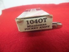 SCHRADE USA 104OT MINUTEMAN COMPLIMENTARY KNIFE IN BOX1990s VERY RARE