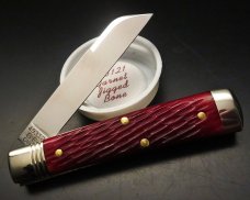 Great Eastern Cutlery Northfield UN-X-LD #49 Freedom Sheepsfoot Garnet Jigged Bone GEC 493121