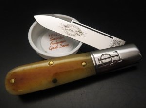 Great Eastern Cutlery #15 TC Barlow Smooth Autumn Gold Bone GEC 152121