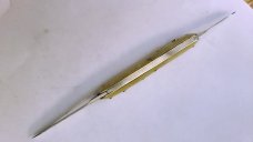 VINTAGE 1940's G. SCHRADE KNIFE CO B'PORT CT PRESTO 3.25" DOUBLE CROSS AUTO POCKET PEN KNIFE VINTAGE 1940's G. SCHRADE KNIFE CO B'PORT CT PRESTO 3.25" DOUBLE CROSS AUTO POCKET PEN KNIFE