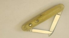 VINTAGE 1940's G. SCHRADE KNIFE CO B'PORT CT PRESTO 3.25" DOUBLE CROSS AUTO POCKET PEN KNIFE VINTAGE 1940's G. SCHRADE KNIFE CO B'PORT CT PRESTO 3.25" DOUBLE CROSS AUTO POCKET PEN KNIFE