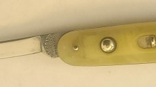VINTAGE 1940's G. SCHRADE KNIFE CO B'PORT CT PRESTO 3.25" DOUBLE CROSS AUTO POCKET PEN KNIFE VINTAGE 1940's G. SCHRADE KNIFE CO B'PORT CT PRESTO 3.25" DOUBLE CROSS AUTO POCKET PEN KNIFE
