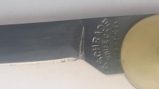 VINTAGE 1940's G. SCHRADE KNIFE CO B'PORT CT PRESTO 3.25" DOUBLE CROSS AUTO POCKET PEN KNIFE VINTAGE 1940's G. SCHRADE KNIFE CO B'PORT CT PRESTO 3.25" DOUBLE CROSS AUTO POCKET PEN KNIFE