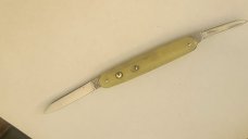 VINTAGE 1940's G. SCHRADE KNIFE CO B'PORT CT PRESTO 3.25" DOUBLE CROSS AUTO POCKET PEN KNIFE VINTAGE 1940's G. SCHRADE KNIFE CO B'PORT CT PRESTO 3.25" DOUBLE CROSS AUTO POCKET PEN KNIFE