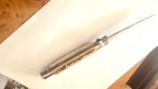 VINTAGE STILETTO B Rostfrei (rust free). 4.78" Stag Antler/ 3.78" BLADE Stiletto Auto Knife VINTAGE STILETTO B Rostfrei (rust free). 4.78" Stag Antler/ 3.78" BLADE Stiletto Auto Knife